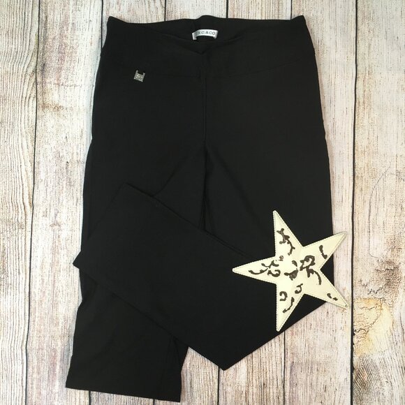 S.C & Co Black Stretchy Dress Pants size 8 - E-08 - Picture 1 of 3